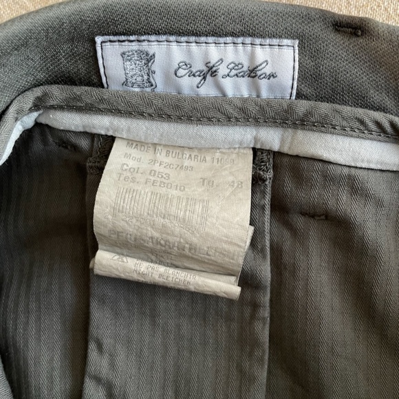 Mason's dark olive men's chino jogger cotton stretch pants size EU 48/US 38 - Picture 8 of 9